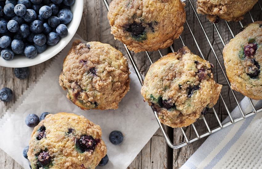 Muffins aux bleuets