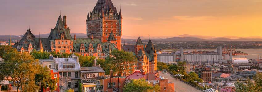 Le château Frontenac à Québec