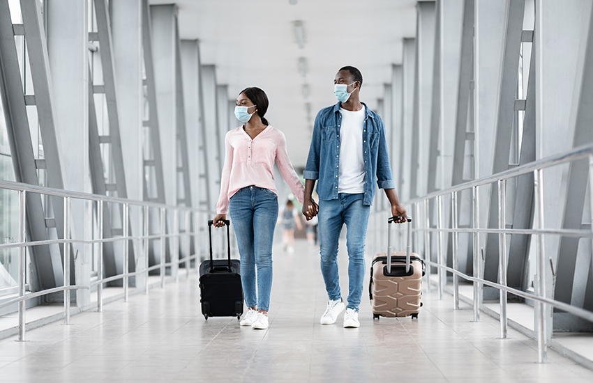 couple à l'aéroport