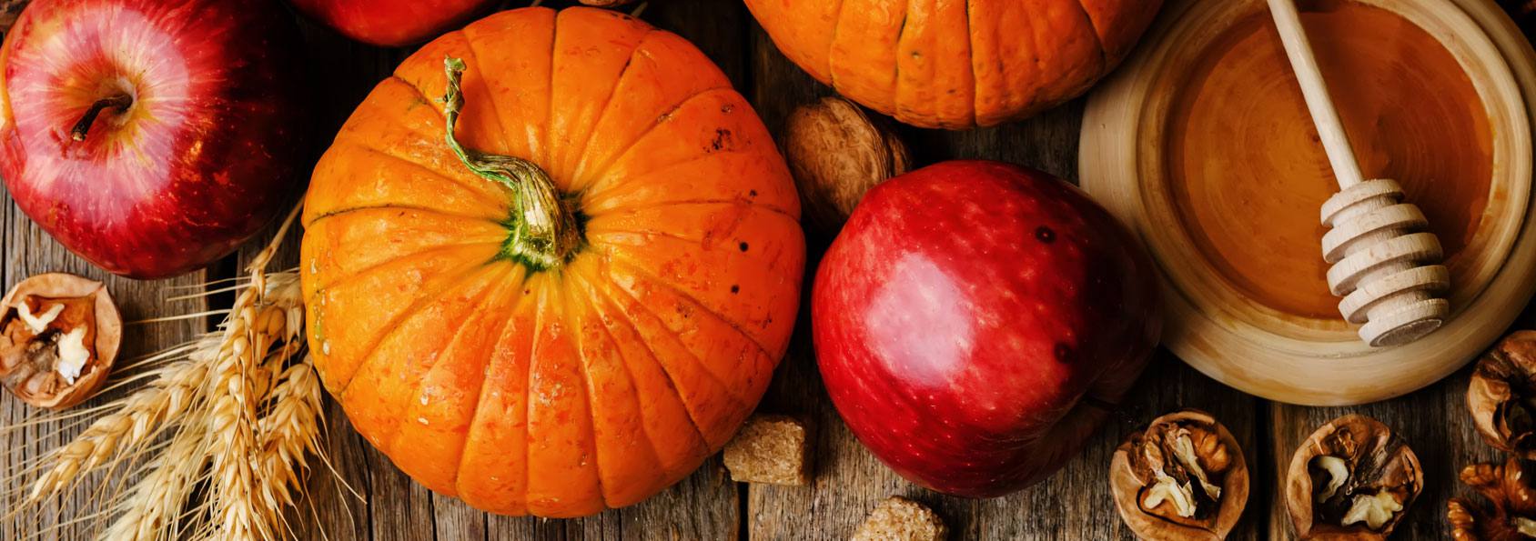 Plusieurs produits de saison d'automne