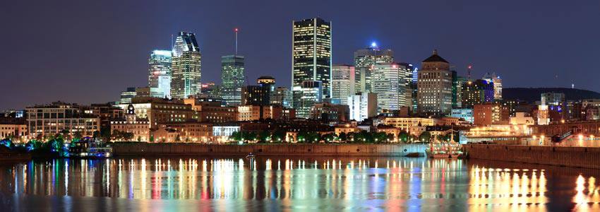 Ville de Montréal sous les étoiles