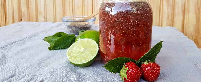 Un pot de chia fresca